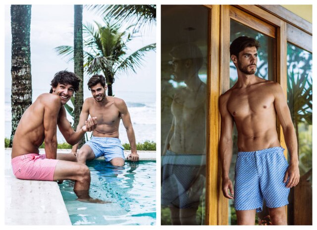 Felipe Chaves/Divulgação O short Saline, carro-chefe da marca de moda praia masculina Barthelemy