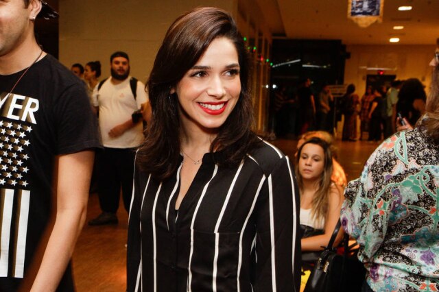 Silvana Garzaro/Estadão Sabrina Petraglia, em 2016, no Teatro Shopping Frei Caneca.