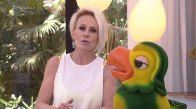Reprodução/TV Globo A apresentadora Ana Maria Braga se emociona na cobertura da tragédia em Brumadinho.