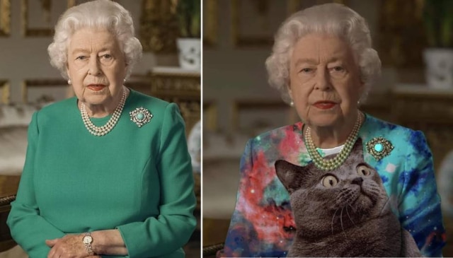 Twitter / @aishasaleh I Twitter / @Amy_Ruby_RoseZA Rainha Elizabeth vira meme