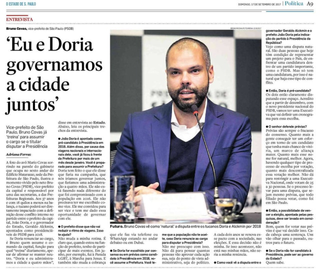 Acervo/Estadão >> Estadão - 17/09/2017