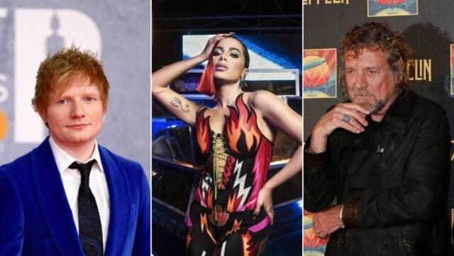 Tom Nicholson/REUTERS, Vincent Rosenblatt e Suzanne Plunkett/REUTERS Além de Ed Sheeran, a cantora Anitta e a banda Led Zeppelin também saíram vitoriosos em batalhas judiciais que envolveram direitos autorais.