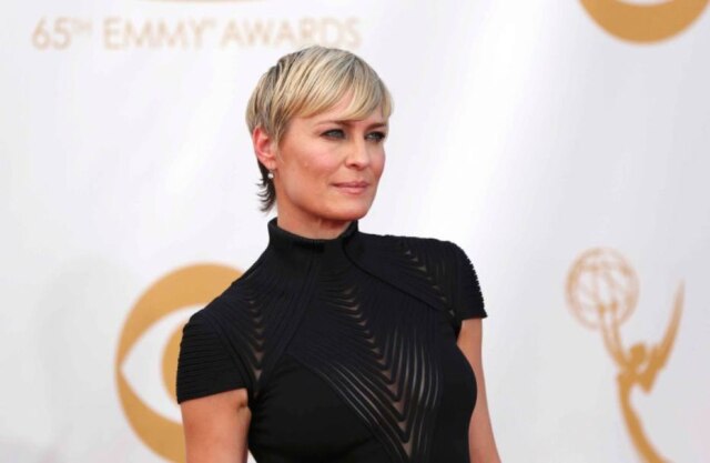 Mario Anzuoni/ Reuters A atriz Robin Wright falou a um canal americano sobre as alegações de assédio sexual contra seu ex-colega de trabalho, o ator Kevin Spacey.
