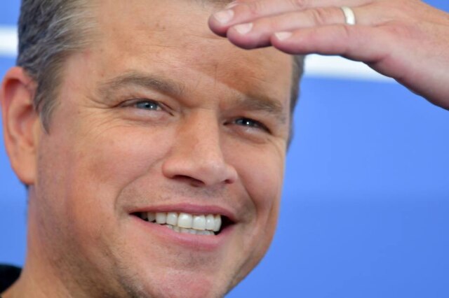 AFP / Tiziana FABI O ator Matt Damon.