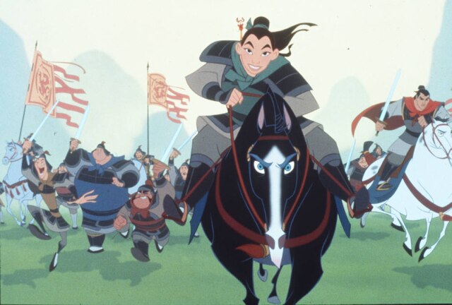 Estúdios Walt Disney/Divulgação Cena da animação 'Mulan', da Disney.