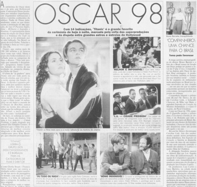 Acervo/Estadão Jornal da Tarde - 23/3/1998