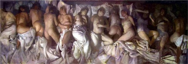 Reprodução O vídeo de 'Famous' é uma referência à obra Sleep, do artista plástico Vincent.