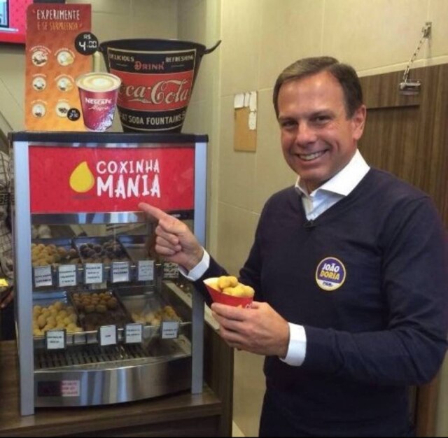 Reproduçã/Instagram João Doria entrou na brincadeira do apelido "coxinha."