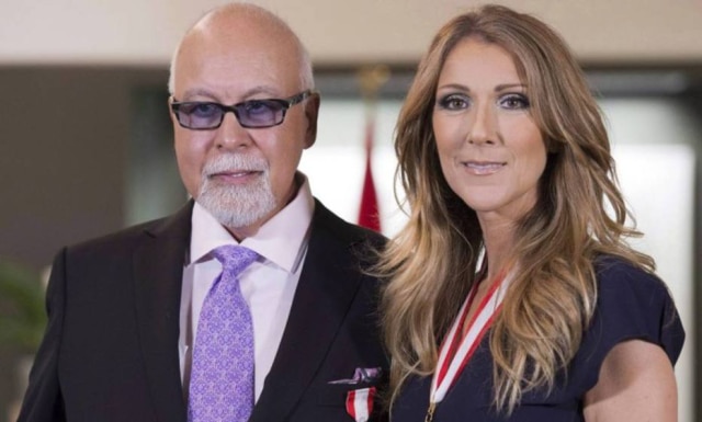 AP Celine Dion e René Angelil.