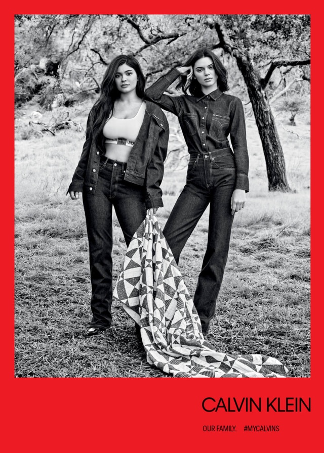 Willy Vanderperre/Calvin Klein Kylie e Kendall Jenner na campanha da Calvin Klein