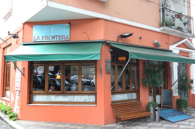 Márcio Fernandes/Estadão Fachada do La Frontera. O restaurante de Ana Maria Massochi foi dos primeiros a fechar as portas