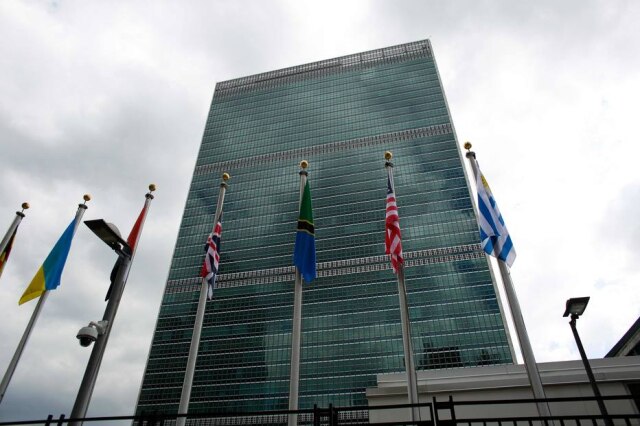 Kena Betancur/ AFP Sede da ONU, em Nova York, recebe a 76ª Assembleia Geral.
