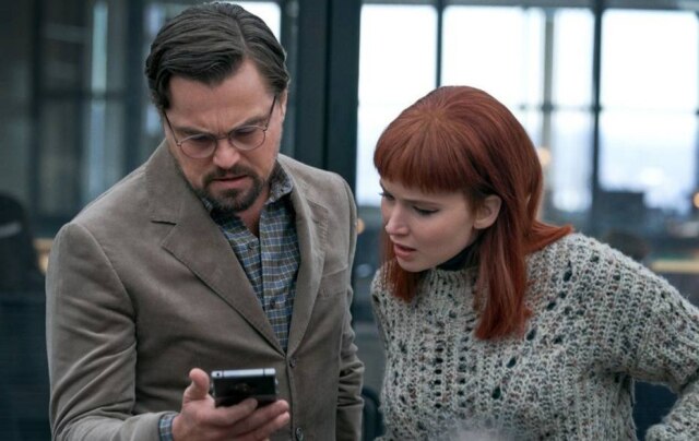 Netflix Leonardo DiCaprio e Jennifer Lawrence em 'Não Olhe para Cima'