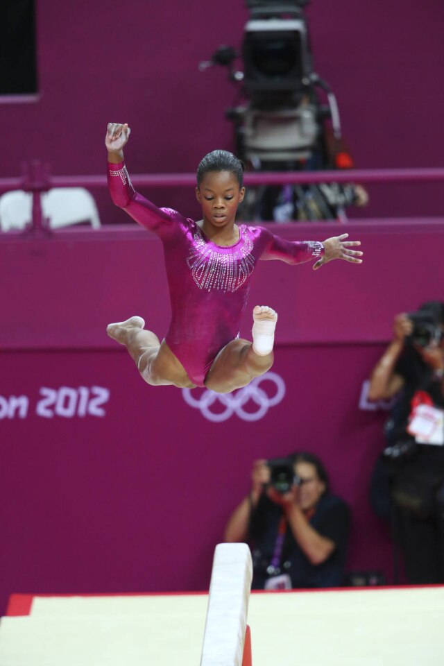 Chang W. Lee/The New York Times A ginasta americana Gabby Douglas, que venceu a medalha de ouro na competição individual na Olimpíada de Londres.