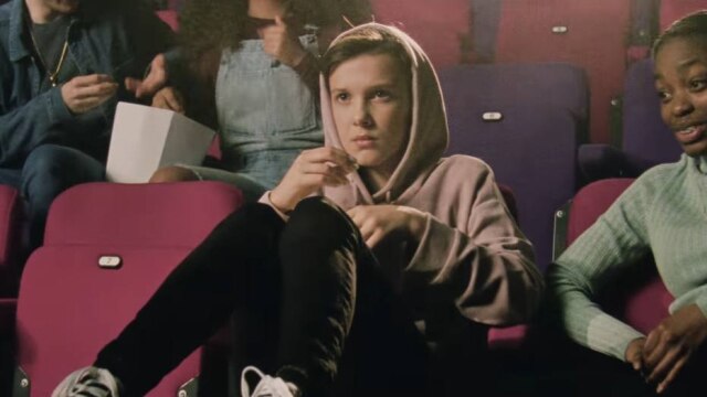 Reprodução/ YouTube Millie Bobby Brown, a estrela da série 'Stranger Things', é a nova garota propaganda da Converse