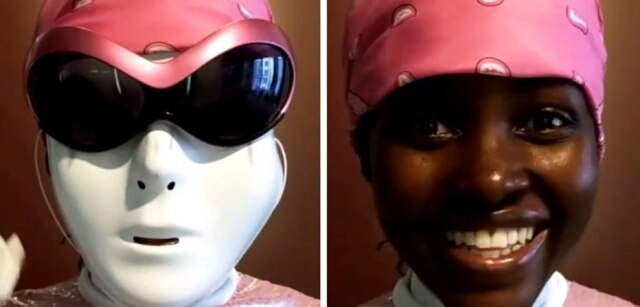 Instagram / @lupitanyongo A atriz Lupita Nyong'o vestida como power ranger