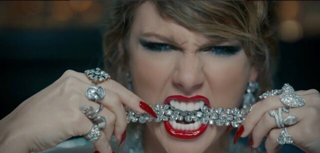 Reprodução do clipe 'Look What You Made Me Do'/Youtube/TaylorSwiftVEVO Taylor Swift em 'Look What You Made Me Do'.