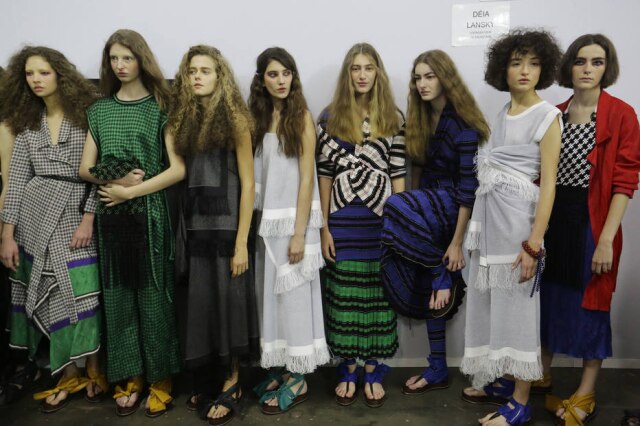 AP Photo/Nelson Antoine Backstage da Coven no SPFW N44