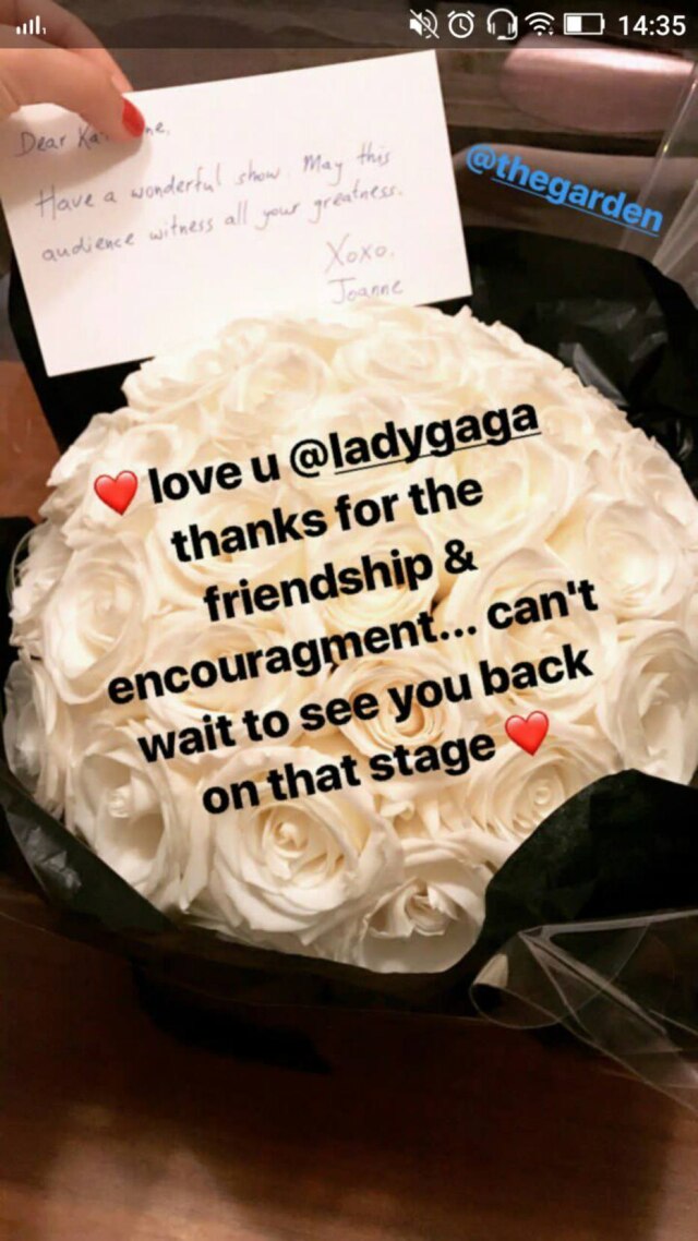 Instagram / @katyperry Katy agradeceu o carinho de Gaga através das redes sociais