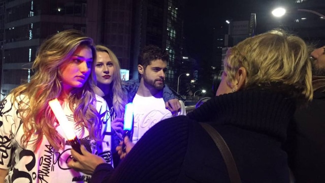 Divulgação A mãezona Xuxa acompanhou tudo de perto.