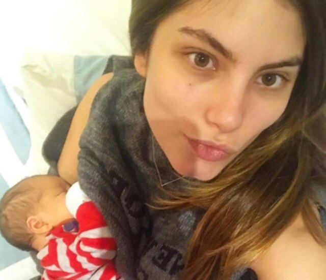 Instagram / @brunahamu Bruna Hamú e seu filho, Júlio