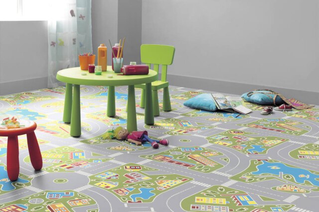 Tarkett Piso vinílico com estampado infantil