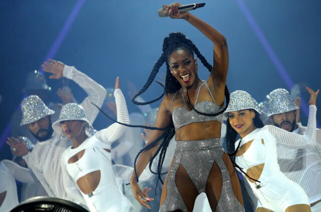 Wilton Júnior/ Estadão A cantora Iza durante apresentação no Rock in Rio 2019.