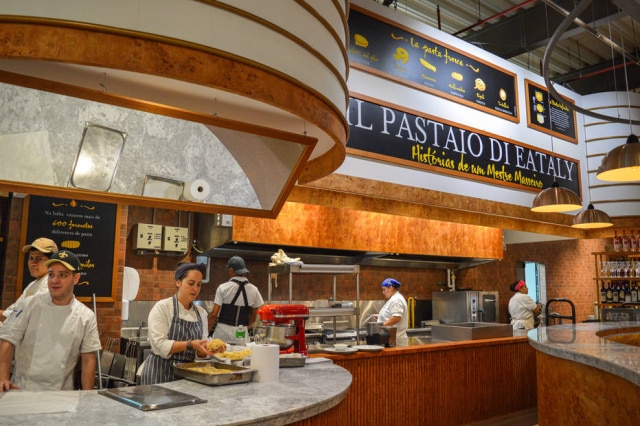 Antônio Vitorino Ambiente do Il Pastaio di Eataly, novo restaurante do complexo.