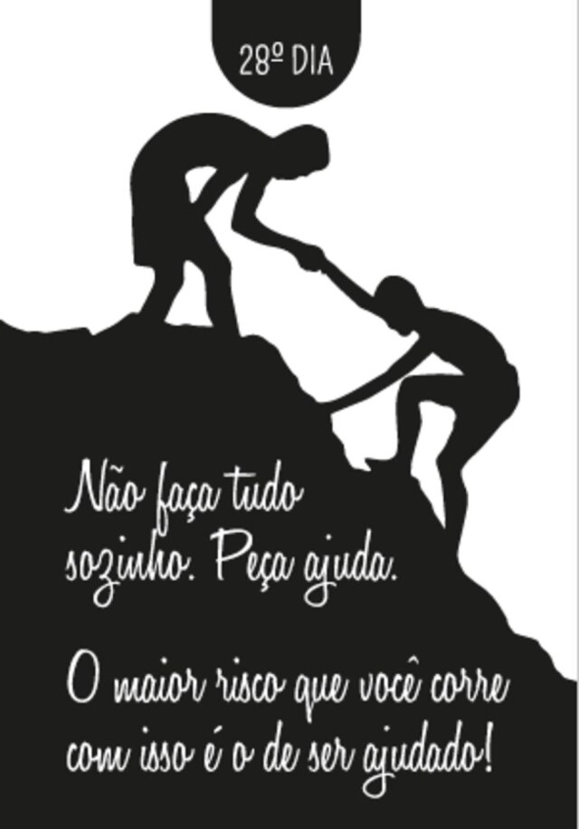 Divulgação Você pode fazer muita coisa sozinho, mas pedir ajuda pode ser importante.