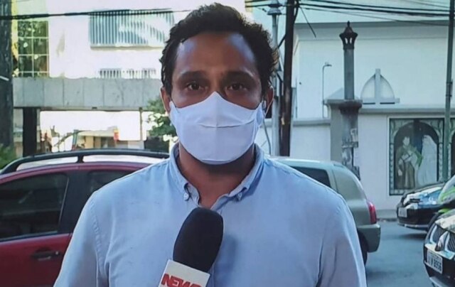 Instagram/ @pedroneville Repórter Pedro Neville se emociona ao falar de morte da mãe por covid-19