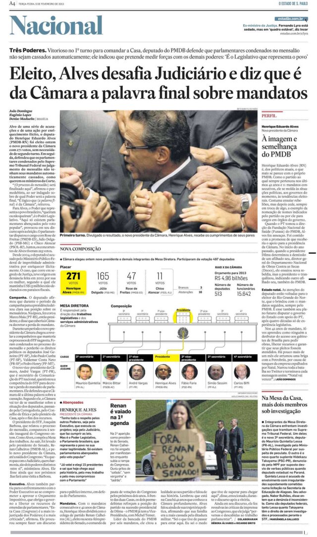 Acervo/Estadão > Estadão - 05/02/2013
