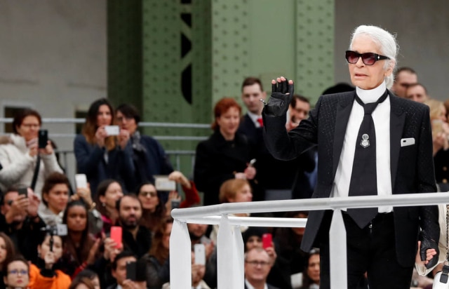 REUTERS/Gonzalo Fuentes Karld Lagerfeld é estilista das marcas Chanel e Fendi