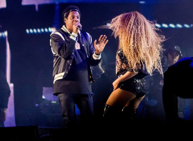 Kyle Grillot/ AFP Beyoncé se apresenta com Jay-Z em show do Coachella