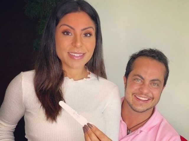 Instagram/@thammymiranda Andressa Ferreira e Thammy Miranda estão a espera do primeiro filho.