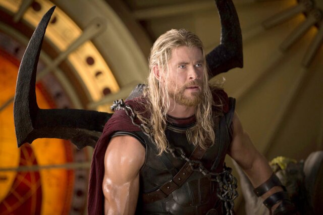 Jasin Boland / Walt Disney Studios Motion Pictures / Divulgação Chris Hemsworth como Thor em 'Thor: Ragnarok'