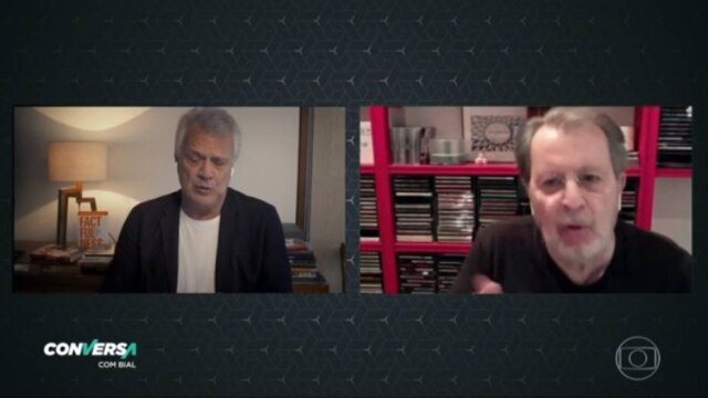 Reprodução / Globo Daniel Filho durante papo com o jornalista Pedro Bial