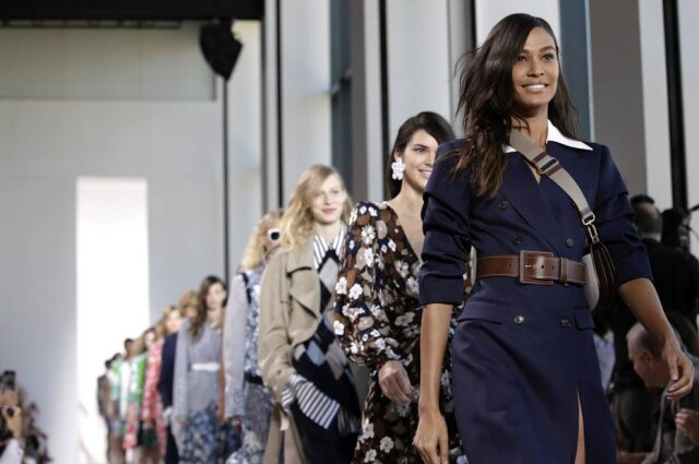 EFE/Peter Foley Desfile de primavera/verão 2017 da Michael Kors, que aconteceu no dia 15 de setembro.