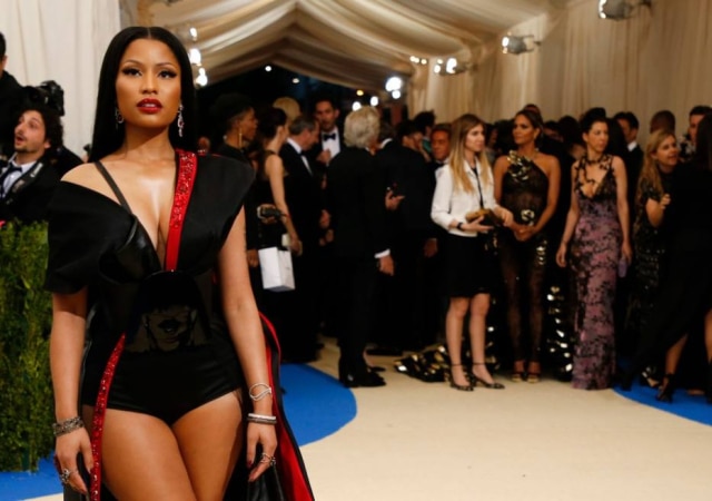 Benjamin Norman / The New York Times Cantora Nicki Minaj durante o baile do MET 2017.