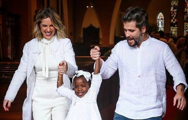 Instagram/@brunogagliasso Titi foi batizada na Catedral Anglicana de São Paulo