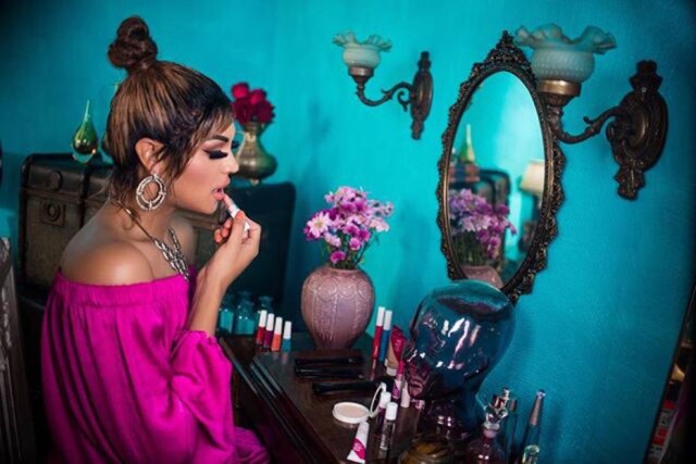 Instagram/Pabllovittar Drag queen fez sua própria maquiagem para o clipe