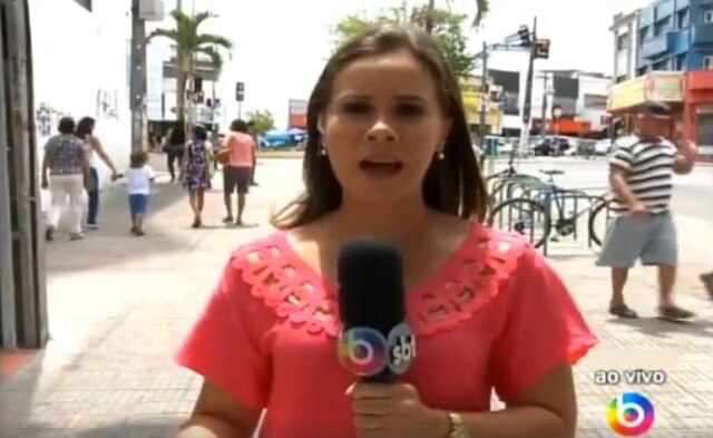 Reprodução/TV Borborema via Facebook Equipe da TV Borborema foi surpreendida por tiroteio durante reportagem.