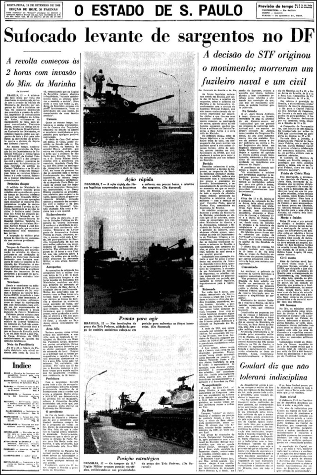 Acervo/Estadão O Estado de S.Paulo- 13/9/1963