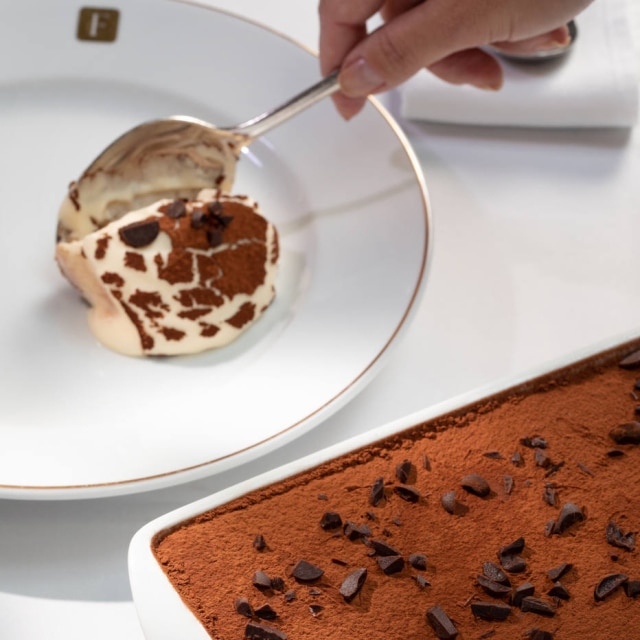 André Klotz Tiramisù do Fasano, agora para viagem.