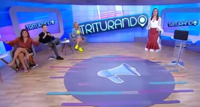 Reprodução de 'Triturando' (2020) / SBT 'Triturando' estreou no lugar do 'Fofocalizando' no SBT