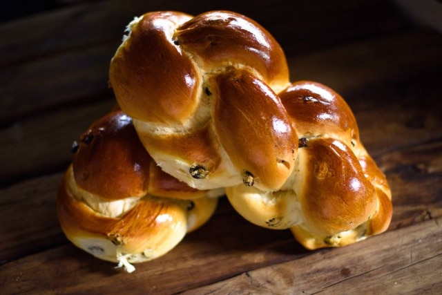Lucas Terribili Challah, pão doce com uvas-passas, da Z Deli.