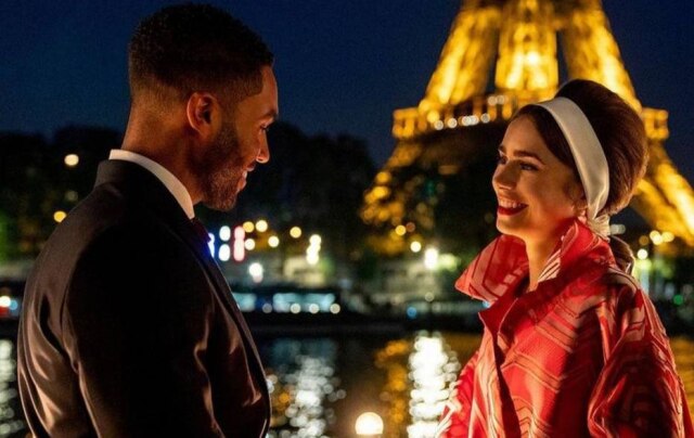 Netflix Atores Lucien Laviscount e Lily Collins em nova temporada de 'Emily em Paris'