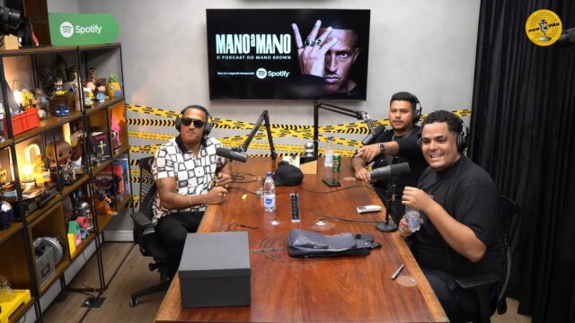 YouTube/Podpah Mano Brown conversou com Igão e Mítico, do PodPah.