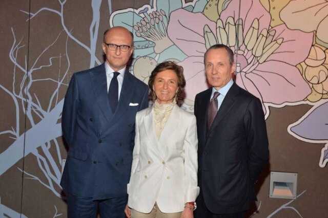Divulgação Paolo Zegna, Anna Zegna e Gildo Zegna