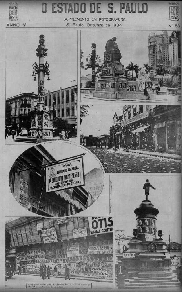 Acervo Estadão Campanha eleitoral em outubro de 1934.
