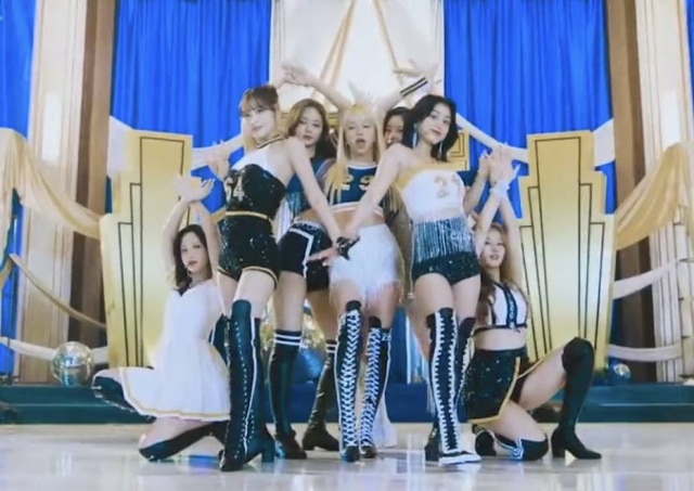 YouTube/The Tonight Show Starring Jimmy Fallon Integrantes do grupo k-pop Twice durante performance no 'The Tonight Show'